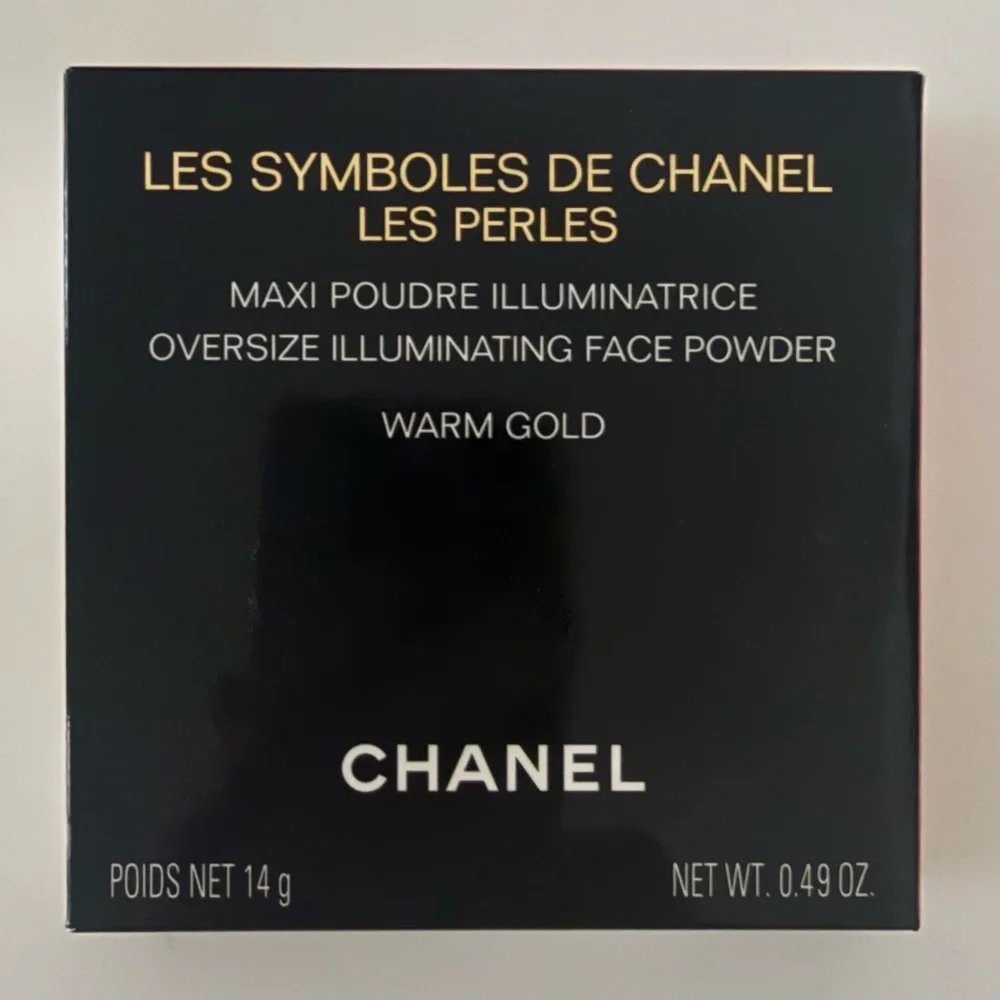 CHANEL LES SYMBOLES DE CHANEL OVERSIZE ILLUMINATING FACE POWDER - WARM GOLD NIB